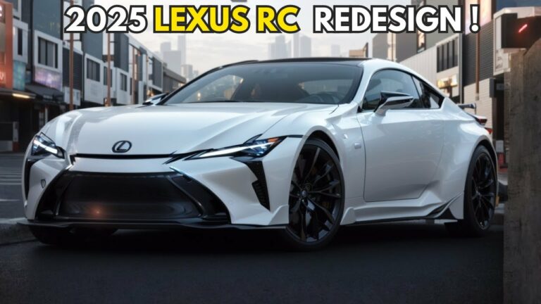 Introducing the New 2025 Lexus RC: A Symphony of Style, Performance, and Technology